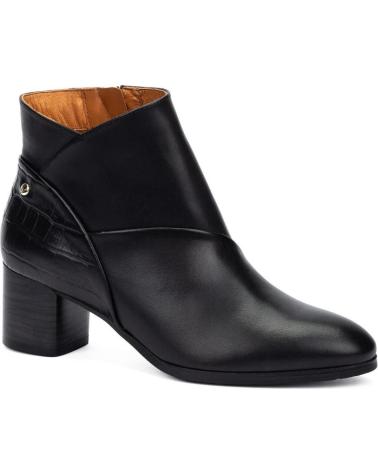 STIVALETTO CON TACCO PIKOLINOS CALAFAT W1Z-8575C1 IN PELLE NERA BLACK