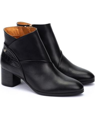 STIVALETTO CON TACCO PIKOLINOS CALAFAT W1Z-8575C1 IN PELLE NERA BLACK