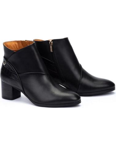 STIVALETTO CON TACCO PIKOLINOS CALAFAT W1Z-8575C1 IN PELLE NERA BLACK