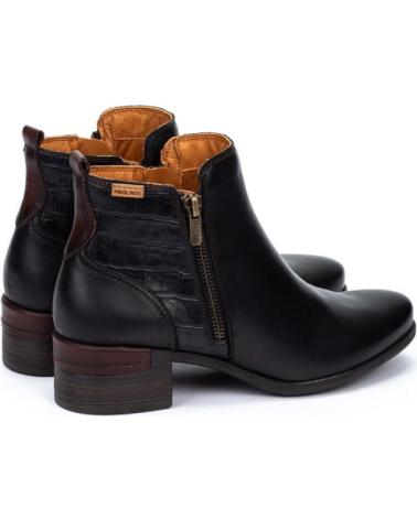 PIKOLINOS MALAGA W6W BOTINES DE PIEL CON TACÓN NEGRO NEGRO PIKOLINOS MALAGA W6W BOTINES DE PIEL CON TACÓN NEGRO NEGRO
