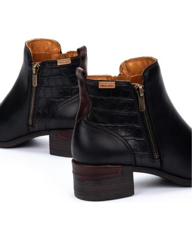 PIKOLINOS MALAGA W6W BOTINES DE PIEL CON TACÓN NEGRO NEGRO PIKOLINOS MALAGA W6W BOTINES DE PIEL CON TACÓN NEGRO NEGRO