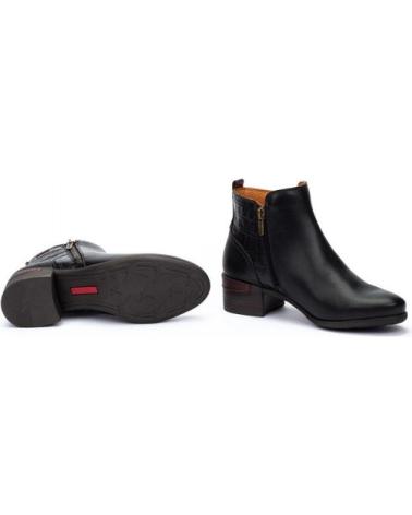 PIKOLINOS MALAGA W6W BOTINES DE PIEL CON TACÓN NEGRO NEGRO PIKOLINOS MALAGA W6W BOTINES DE PIEL CON TACÓN NEGRO NEGRO
