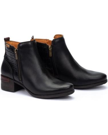 PIKOLINOS MALAGA W6W BOTINES DE PIEL CON TACÓN NEGRO NEGRO PIKOLINOS MALAGA W6W BOTINES DE PIEL CON TACÓN NEGRO NEGRO