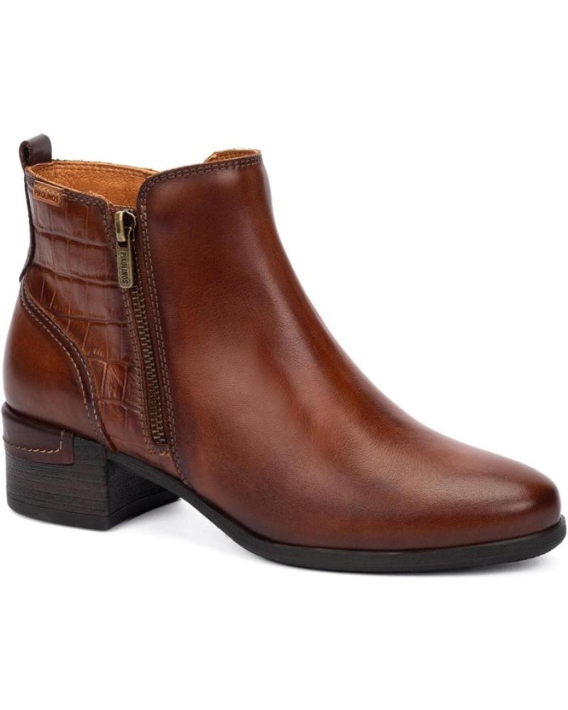 PIKOLINOS MALAGA W6W BOTINES DE PIEL CON TACÓN MARRÓN MARRóN PIKOLINOS MALAGA W6W BOTINES DE PIEL CON TACÓN MARRÓN MARRóN