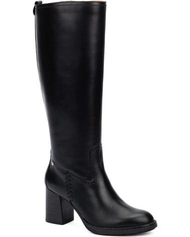 PIKOLINOS PALENCIA W9U BOTAS LARGAS DE PIEL NEGRAS NEGRO