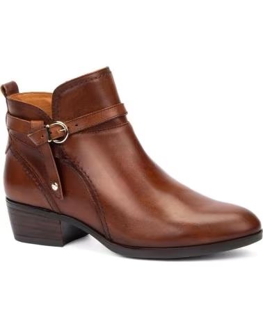 PIKOLINOS DAROCA BOTIN DE TACON PIEL CUERO CON HEBILLA MUJER VARIOS COLORES