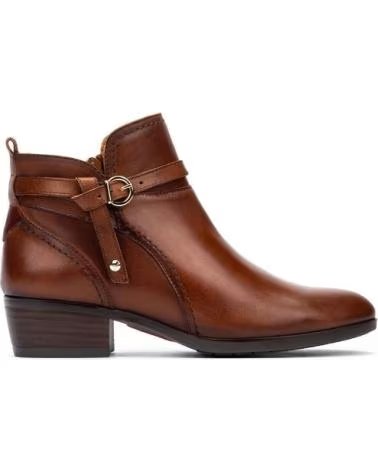 PIKOLINOS DAROCA BOTIN DE TACON PIEL CUERO CON HEBILLA MUJER VARIOS COLORES