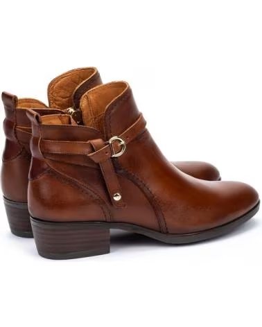 PIKOLINOS DAROCA BOTIN DE TACON PIEL CUERO CON HEBILLA MUJER VARIOS COLORES