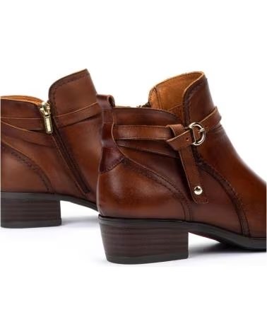 PIKOLINOS DAROCA BOTIN DE TACON PIEL CUERO CON HEBILLA MUJER VARIOS COLORES