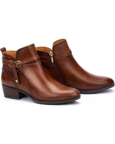 PIKOLINOS DAROCA BOTIN DE TACON PIEL CUERO CON HEBILLA MUJER VARIOS COLORES