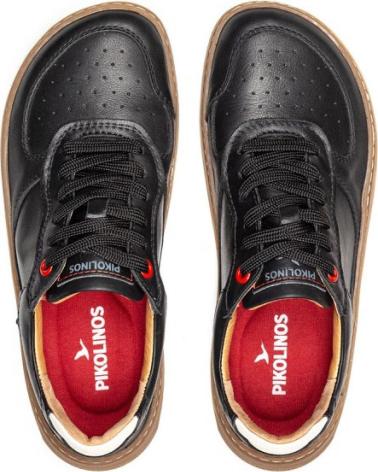 PIKOLINOS ARANJUEZ U9F NERO - SCARPE BAREFOOT IN PELLE CON LACCI NEGRO PIKOLINOS ARANJUEZ U9F NERO - SCARPE BAREFOOT IN PELLE CON LACCI NEGRO