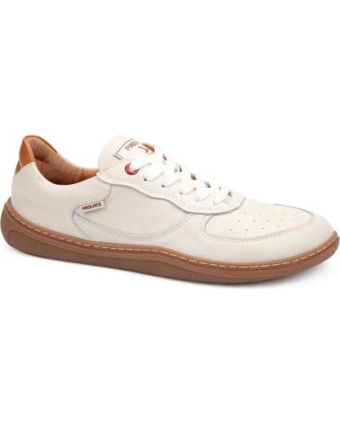 PIKOLINOS ARANJUEZ U9F BAREFOOT SNEAKERS IN PELLE BEIGE NATA BLANCO PIKOLINOS ARANJUEZ U9F BAREFOOT SNEAKERS IN PELLE BEIGE NATA BLANCO