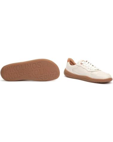 PIKOLINOS ARANJUEZ U9F BAREFOOT SNEAKERS IN PELLE BEIGE NATA BLANCO PIKOLINOS ARANJUEZ U9F BAREFOOT SNEAKERS IN PELLE BEIGE NATA BLANCO