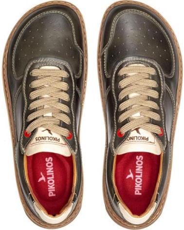 PIKOLINOS ARANJUEZ U9F BAREFOOT - PINE GREEN LEATHER SNEAKERS VERDE PIKOLINOS ARANJUEZ U9F BAREFOOT - PINE GREEN LEATHER SNEAKERS VERDE