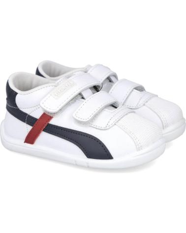 TITANITOS B500-ALEJANDRO BAREFOOT SNEAKERS WHITE BLUE BLANCO-AZUL