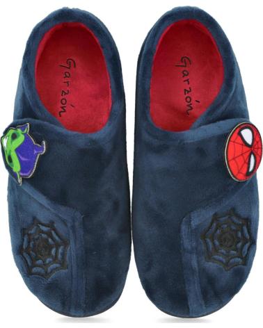 GARZON N4201-247 KIDS' MARVEL SPIDER-MAN & HULK SLIPPERS BLUE AZUL