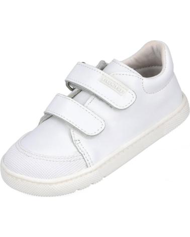 TITANITOS CRB540-IVAN: ZAPATILLAS BAREFOOT INFANTILES BLANCAS BLANCO