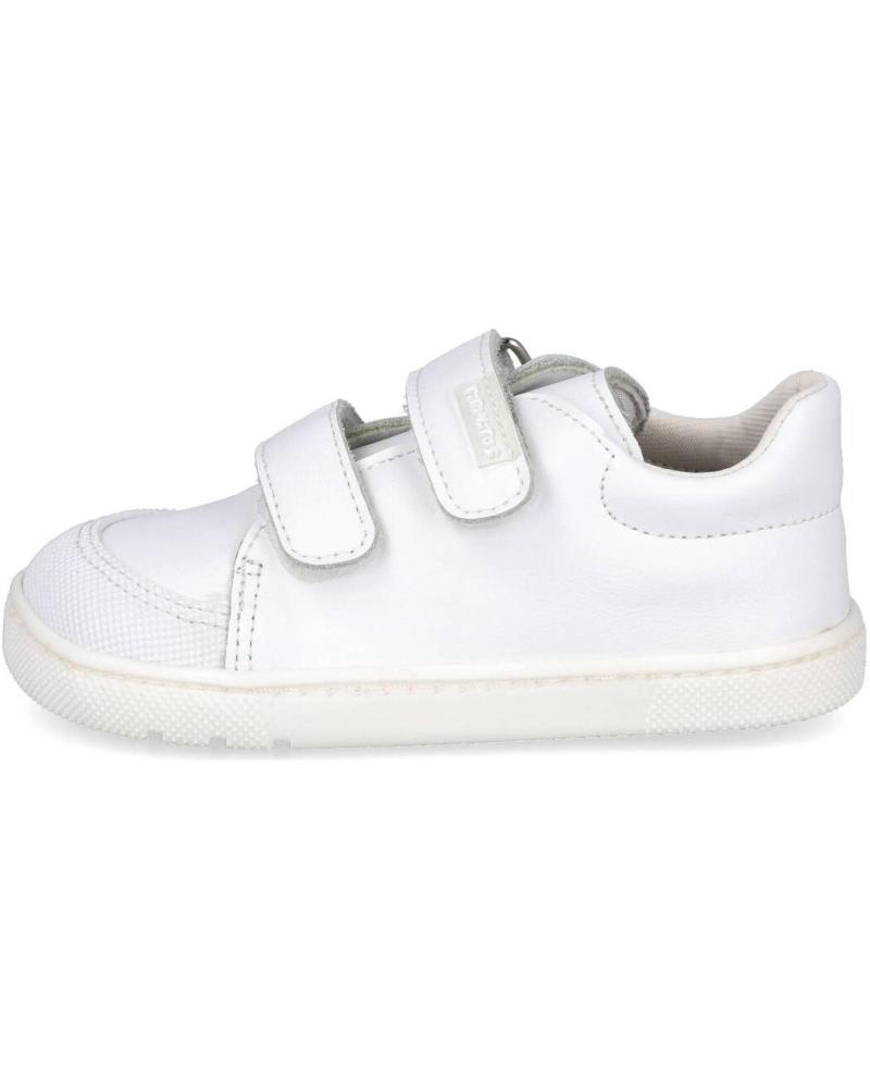TITANITOS CRB540-IVAN: ZAPATILLAS BAREFOOT INFANTILES BLANCAS BLANCO