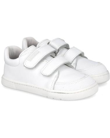 TITANITOS CRB540-IVAN: ZAPATILLAS BAREFOOT INFANTILES BLANCAS BLANCO