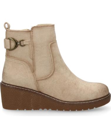 SPORT3PUNTO0 1986-16 BEIGE ANKLE BOOTS WITH WEDGE AND BUCKLE VARIOS COLORES