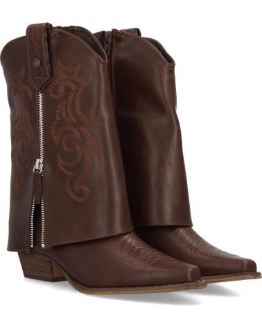 COWBOY-STIEFEL SPORT3PUNTO0 A-3305 BRAUN MIT KLAPPBAREM SCHAFT VARIOS COLORES