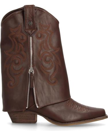 SPORT3PUNTO0 A-3305 BROWN COWBOY BOOTS WITH FOLDABLE SHAFT VARIOS COLORES
