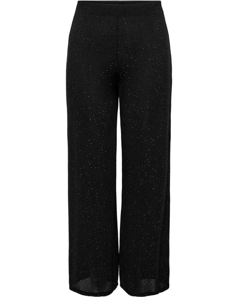 ONLY PANTALONI LARGHI 15360290 NERI NEGRO