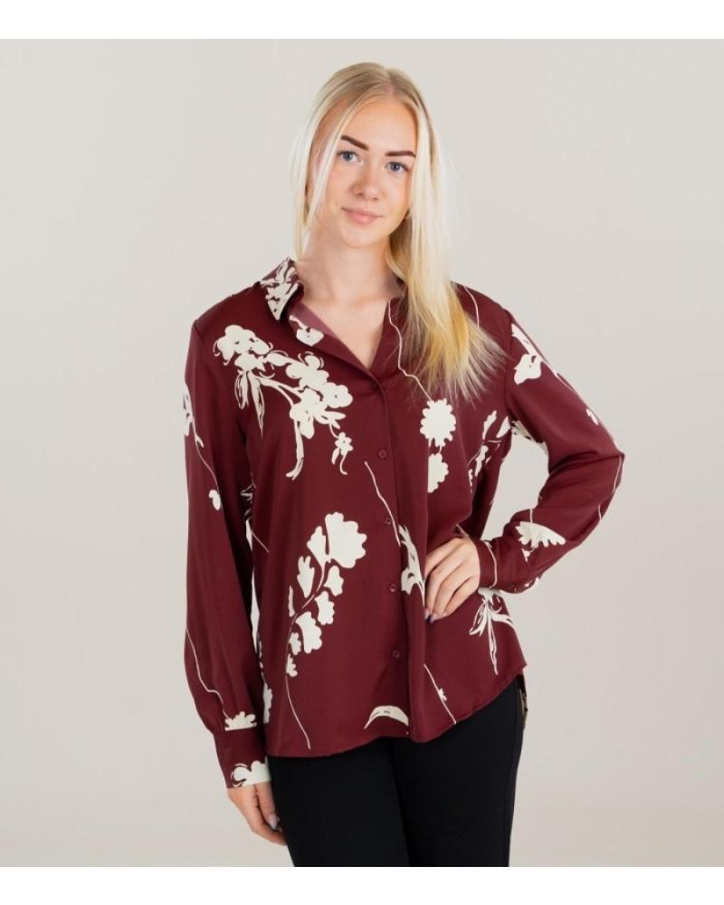 ONLY CAMICIA STAMPATA 15357718 ROSSA ROJO