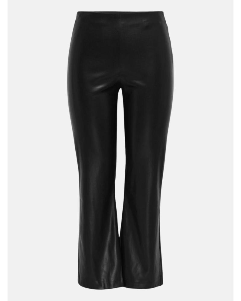 ONLY PANTALONI NERI IN ECOPELLE 15351263 NEGRO
