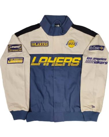 NEW ERA LOS ANGELES LAKERS NBA MOTORSPORT JACKE BLAU 0