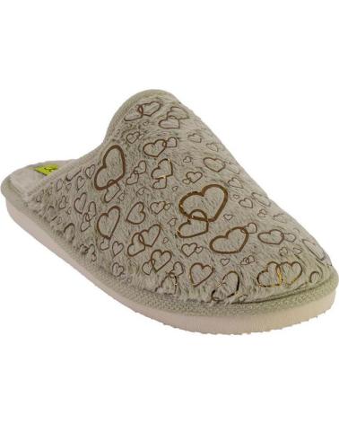 DESPINOSA 7005 HOUSE SLIPPERS WITH HEARTS LIGHT GREEN VERDE CLARO