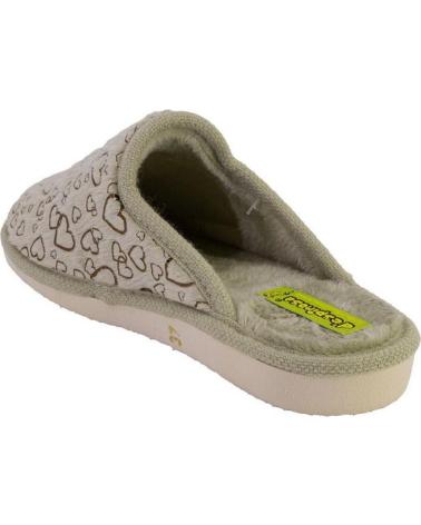 DESPINOSA 7005 HOUSE SLIPPERS WITH HEARTS LIGHT GREEN VERDE CLARO