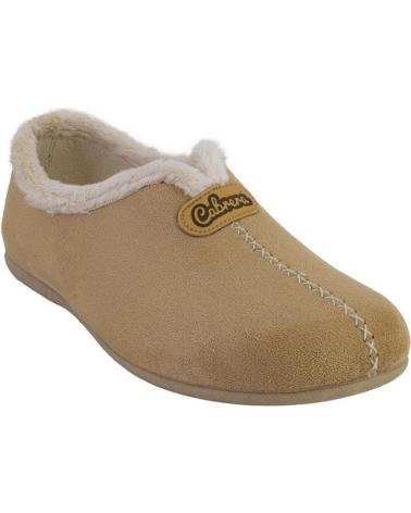 CABRERA 3002 WARM CLOSED BACK HOUSE SLIPPERS CAMEL CAMEL