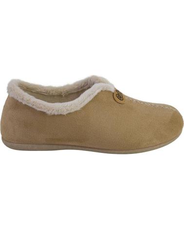 CABRERA 3002 WARM CLOSED BACK HOUSE SLIPPERS CAMEL CAMEL