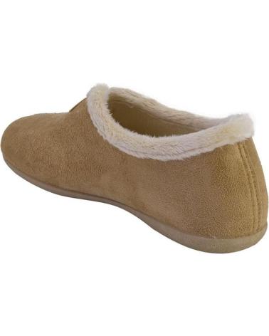 CABRERA 3002 WARM CLOSED BACK HOUSE SLIPPERS CAMEL CAMEL