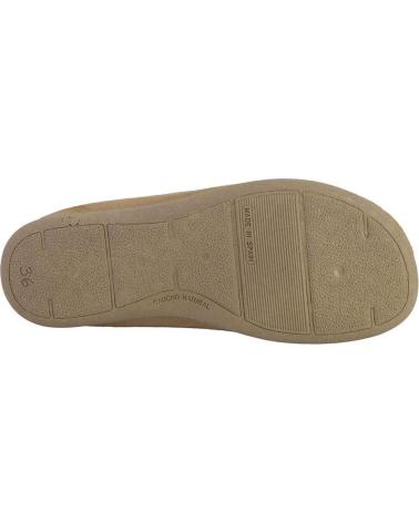 CABRERA 3002 WARM CLOSED BACK HOUSE SLIPPERS CAMEL CAMEL
