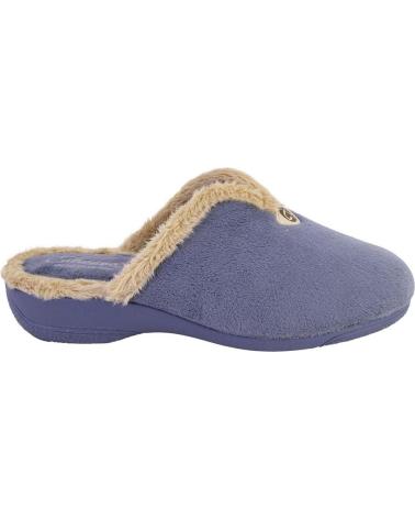 CABRERA 5006 - BLUE LINED SLIPPERS AZUL