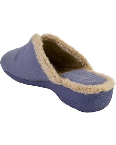 CABRERA 5006 - BLUE LINED SLIPPERS AZUL