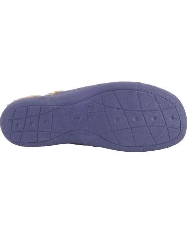 CABRERA 5006 - BLUE LINED SLIPPERS AZUL