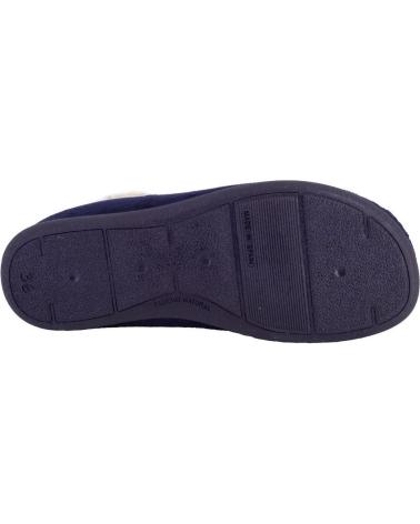 CABRERA 3002 - NAVY BLUE LINED SLIPPERS AZUL MARINO