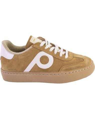 ROAL 00700 - SNEAKERS DE ANTE SERRAJE COLOR CUERO CUERO