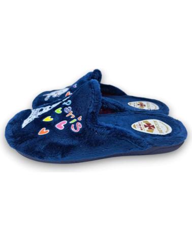 HAUSSCHUHE ALCALDE MARINEBLAU MIT PARIS-DESIGN MARINO