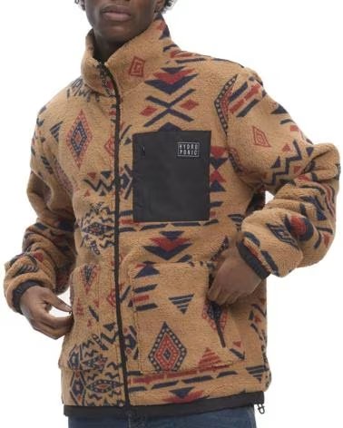 HYDROPONIC SUDADERA REVERSIBLE LOBO AZTECA MARRON BROWN NAN