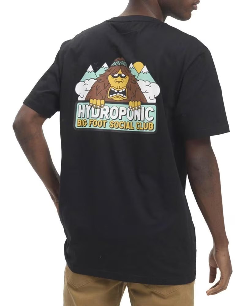HYDROPONIC CAMISETA BIG FOOT 01 NEGRO BLACK NAN