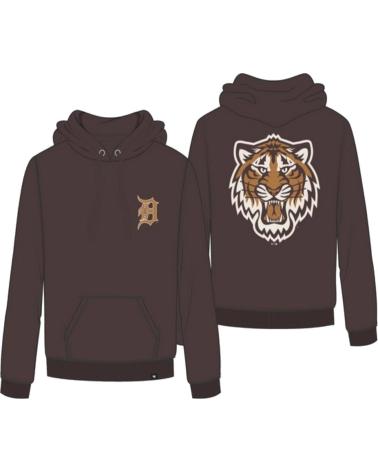 MOLETOM COM CAPUZ '47 BRAND' MLB DETROIT TIGERS IMPRINT BACKER MARROM NAN