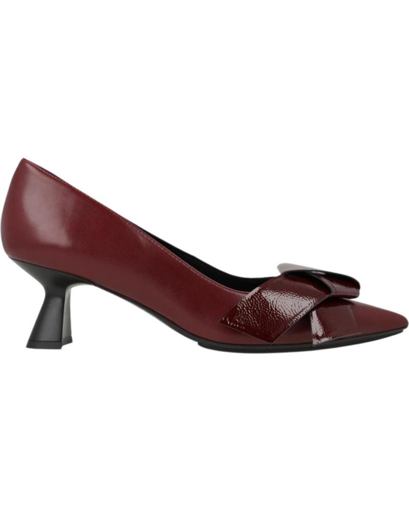 LODI DÉCOLLETÉ KAL5574 CON FIOCCO E TACCO SCOLPITO MARRONE MARRóN