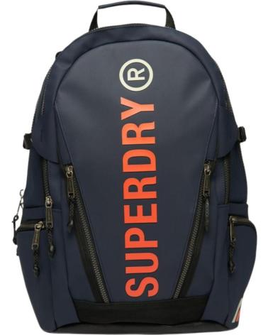 SUPERDRY URBAN CLASSIC ESSENTIAL BACKPACK WITH ORANGE LOGO NAN