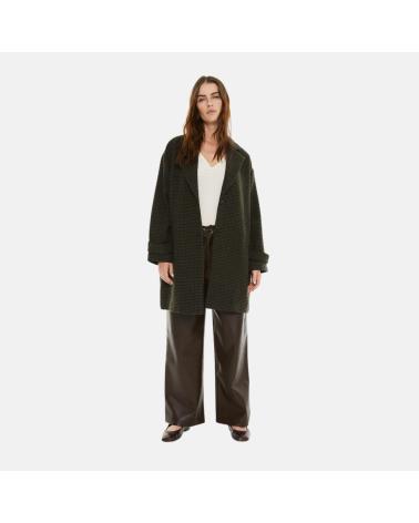 MANTEAU LONG VERT KAKI SYSTEM ACTION NAN