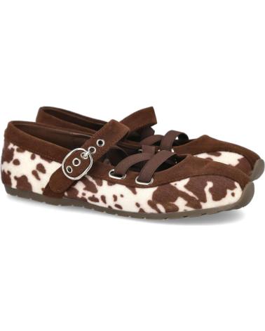 BUBBLE BOBBLE RY79 BAILARINAS PLANAS ANIMAL PRINT PARA MUJER VACA BUBBLE BOBBLE RY79 BAILARINAS PLANAS ANIMAL PRINT PARA MUJER VACA