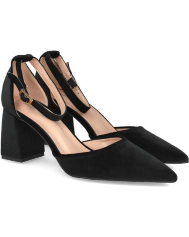 BUBBLE BOBBLE M785 ZAPATO DE TERCIOPELO CON TACON NEGRO BUBBLE BOBBLE M785 ZAPATO DE TERCIOPELO CON TACON NEGRO